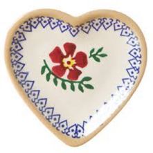 Nicholas Mosse Old Rose Tiny Heart Plate